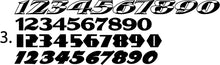 Load image into Gallery viewer, Race Car Numbers - 41 Sets