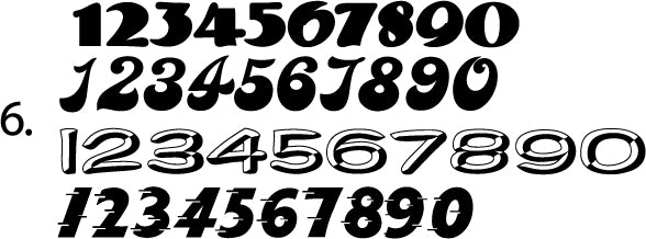 Race Car Numbers - 41 Sets – signdna